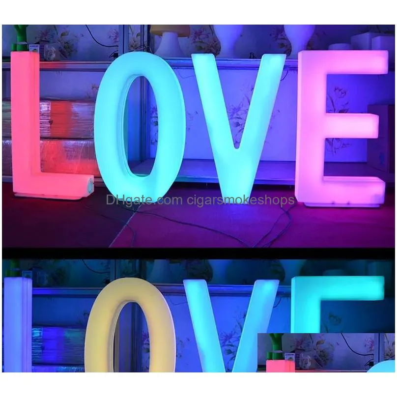 Other Event & Party Supplies Led Illuminated Alphabet Letters Love Sign Roman Column Road Leads For Els Shop Opened Props Vip Service Dhdh1