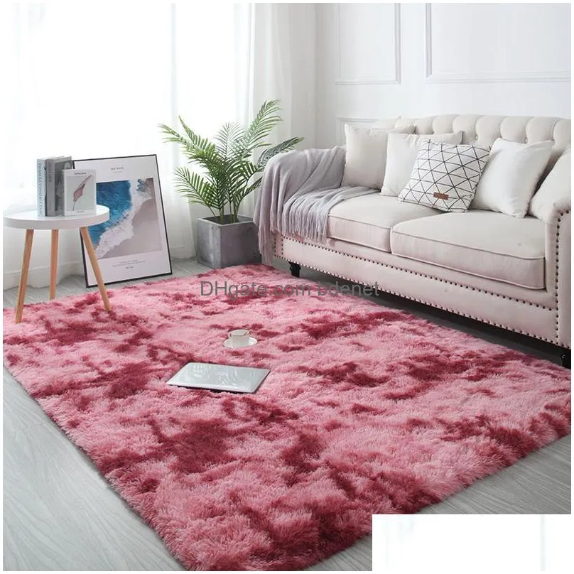 Carpets Carpet For Living Room Large Fluffy Rugs Anti Skid Shaggy Area Rug Dining Home Bedroom Floor Mat 80X120Cm 625 V88855 Home Gard Dhuqh