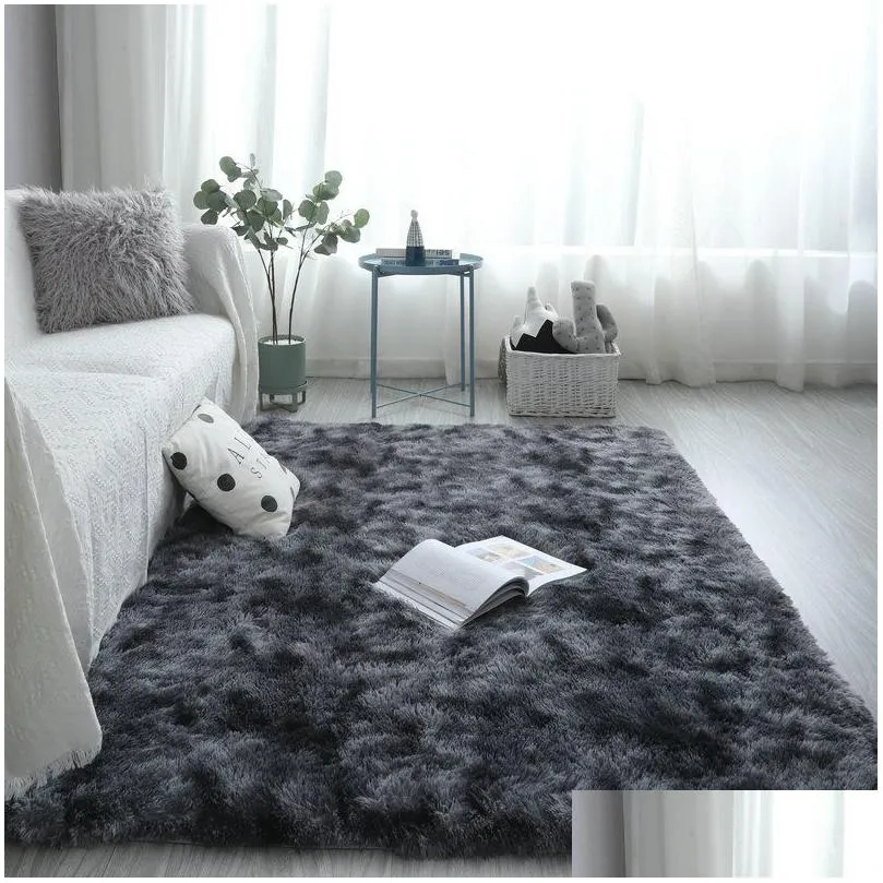 Carpets Carpet For Living Room Large Fluffy Rugs Anti Skid Shaggy Area Rug Dining Home Bedroom Floor Mat 80X120Cm 625 V2 Drop Delive Dh0Uw