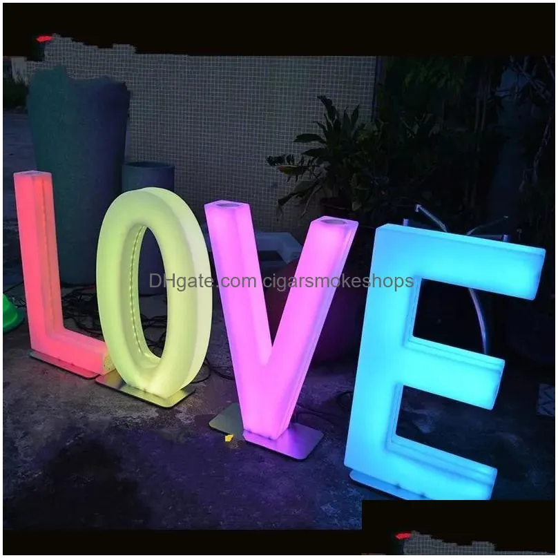 Other Event & Party Supplies Led Illuminated Alphabet Letters Love Sign Roman Column Road Leads For Els Shop Opened Props Vip Service Dhdh1