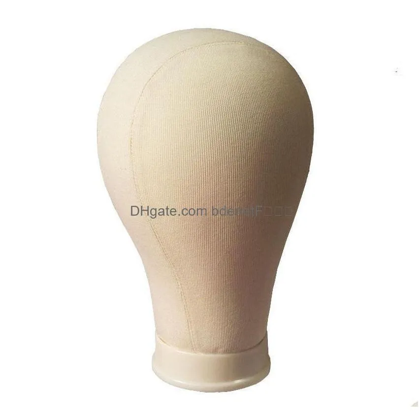 Mannequin Heads Canvas Block Head Manequin Wig Stand 2125Inch Mannequin Model For6014673 Hair Products Hair Care Styling Tools Dhubv