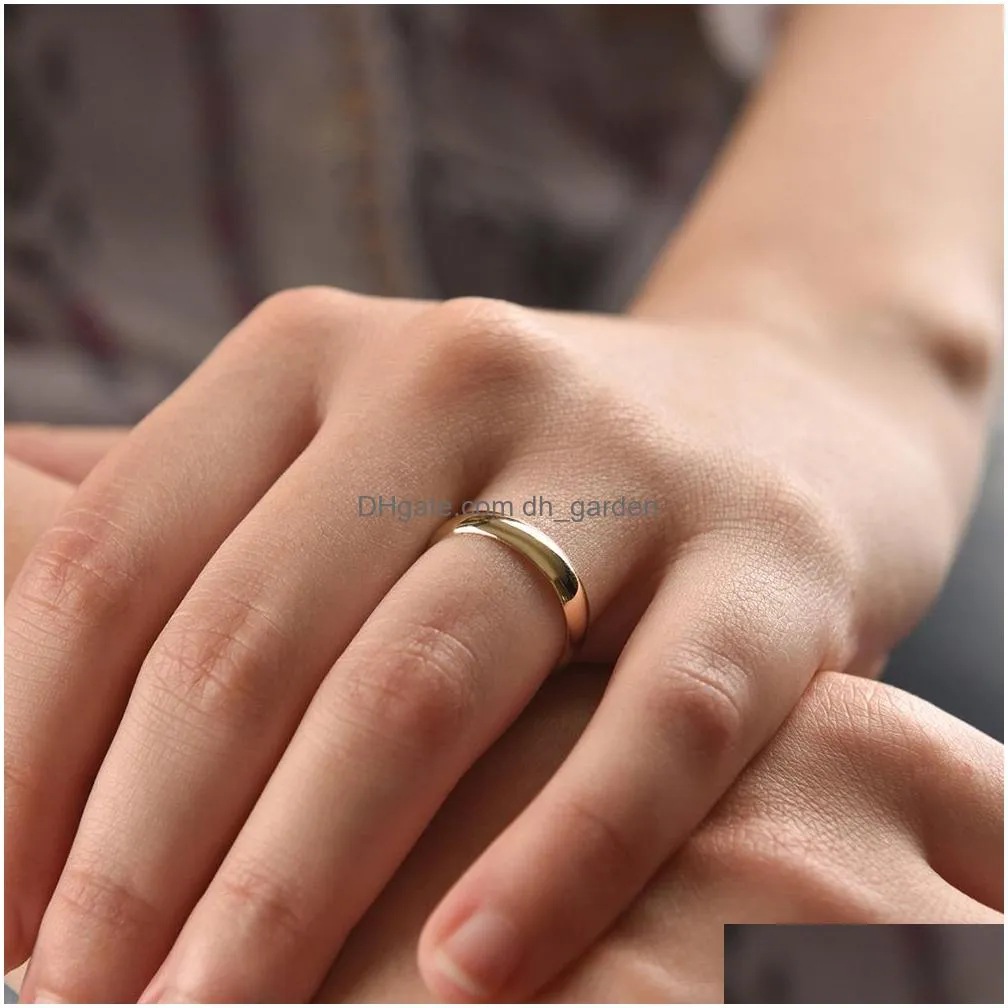 Classic Style Rings For Stacking Stainless Steel Woman Gift Jewelry Accessories Dhgarden Otkai