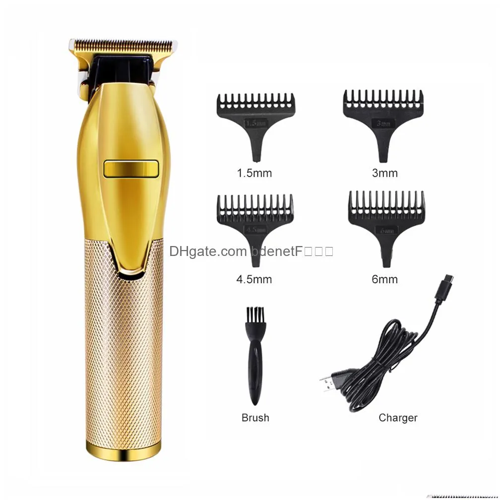 Hair Trimmer Professional Hair Clipper Barber Men Cordless Carving Haircut Hine Electric Clippers Shaving Hine2205565 Hair Products Ha Dh95H