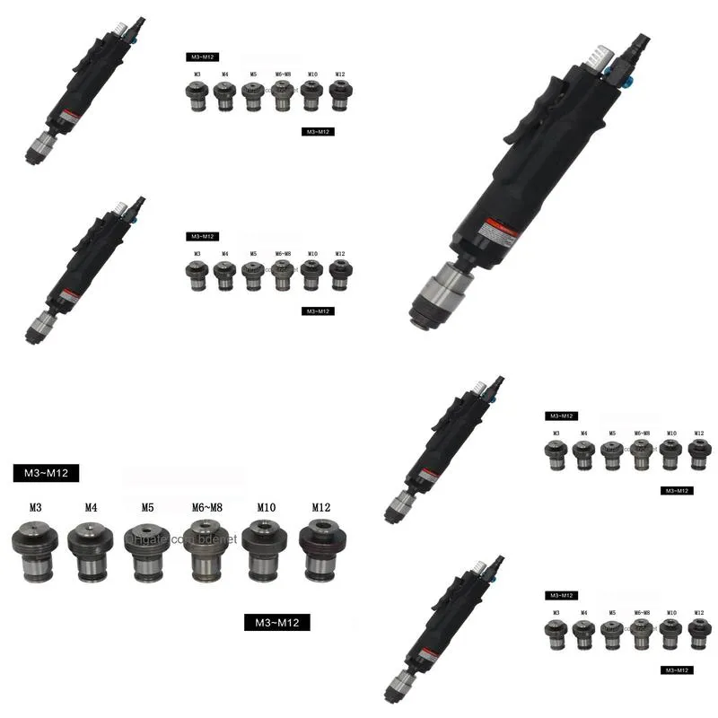 Other Power Tools Pneumatic Air Tap Hine With 6Pc Self Locking Chucks Tapper Tools3551881 Home Garden Tools Power Tools Dh48H