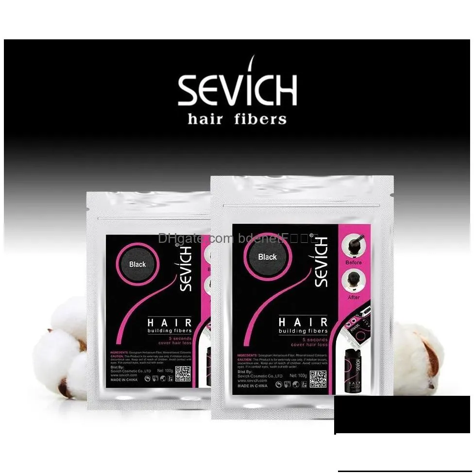Hair Loss Products Hair Loss Products Sevich 100G Product Building Fibers Keratin Bald To Thicken Extension In 30 Second Concealer Pow Dhhlq