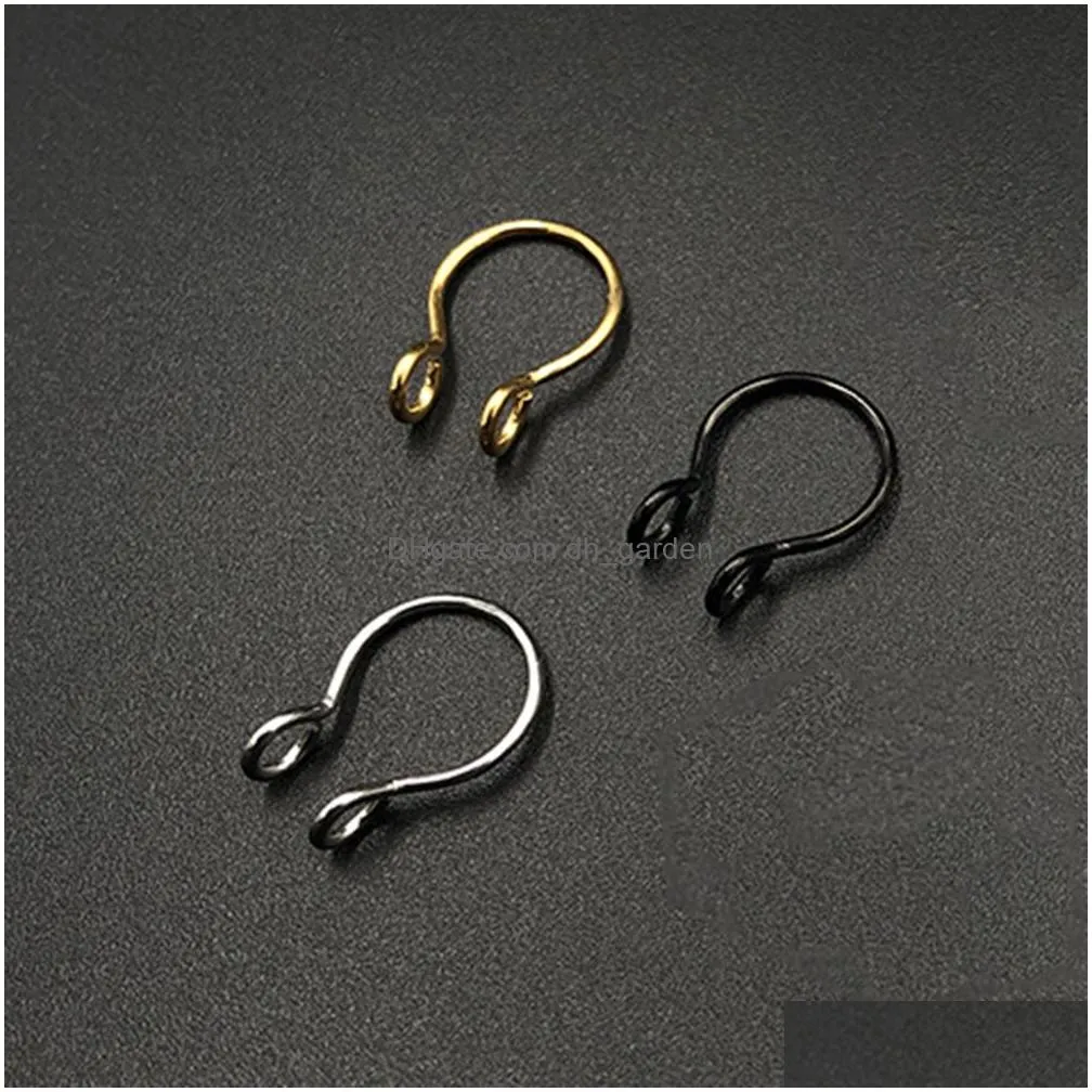 2/10Pcs Stainless Steel Fake Piercing Clip On Nose Ring Hoop Septum Rings For Women Non-Pierced Body Jewelry Dhgarden Ot78K