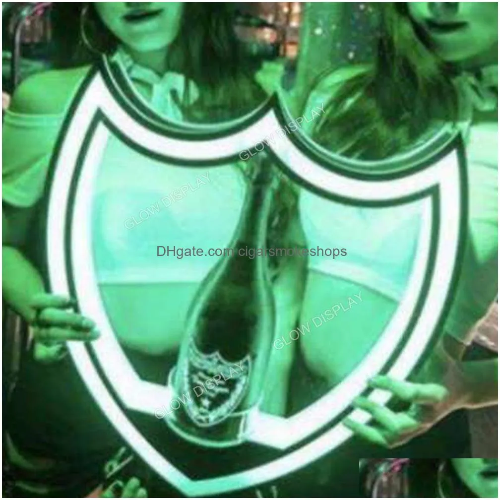 Other Event & Party Supplies Dom Perignon Champagne Bottle Presenter Led Shield Vip Service Glorifier Neon Sign For Dj Disco Events Pa Dhfri