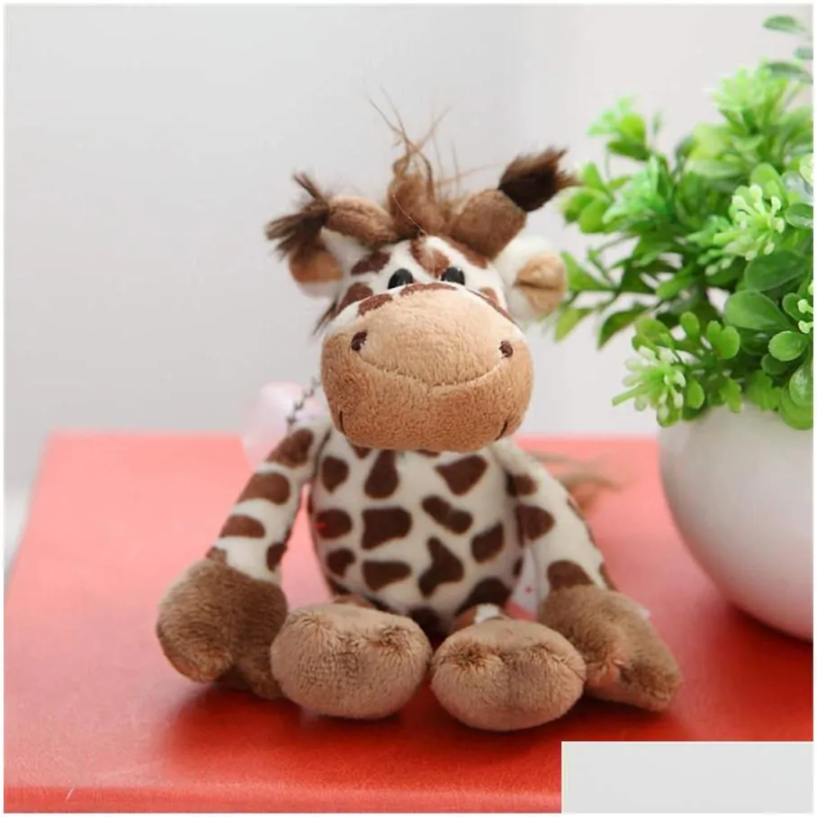 Stuffed & Plush Animals Jungle Animal Series Pony Elephant Plush Toy Tiger Fawn Doll Stuffed Animals Gift For Children Toys Gifts Stuf Dhkuj