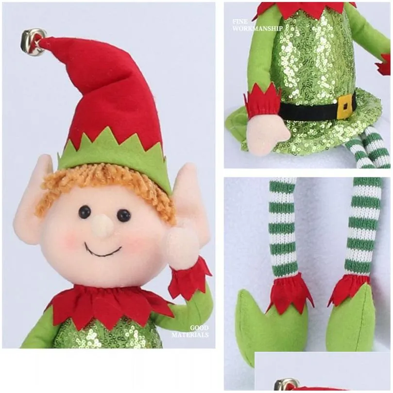 Christmas Decorations Christmas Elf Doll 65Cm Leg Xmas Tree Window Office Home Decoration Baby Boys Girls Toys Home Garden Festive Par Dhnyr