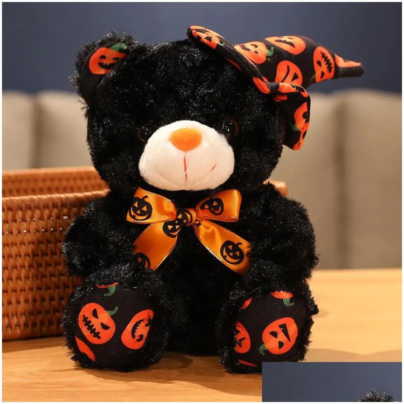 Stuffed & Plush Animals Halloween Teddy Bear Plush Doll Gift Comfort Toy Toys Gifts Stuffed Animals Plush Dh9Px