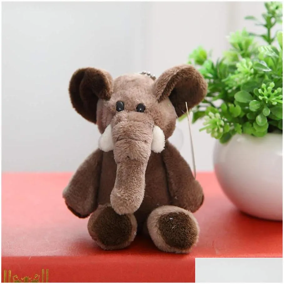 Stuffed & Plush Animals Jungle Animal Series Pony Elephant Plush Toy Tiger Fawn Doll Stuffed Animals Gift For Children Toys Gifts Stuf Dhkuj