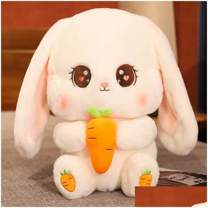 Plush Dolls Cute Radish Rabbit Plush Toy Doll Slee In Bed Holding Birthday Gift Toys Gifts Stuffed Animals Plush Dhqyh