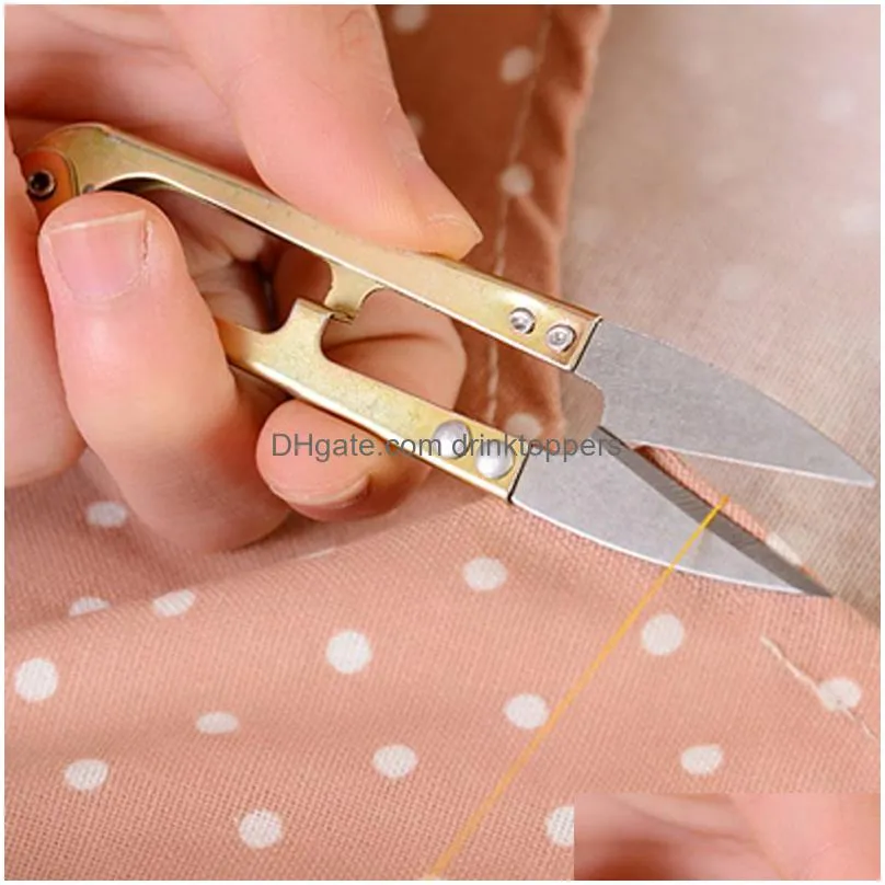 stainless steel handmade scissors hand tools shaped retro household tailor shears for embroidery sewing beauty tools