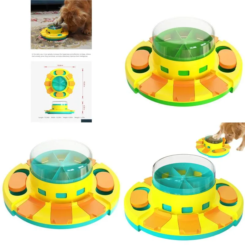 Dog Toys & Chews Chews Dog Puzzle Toy Level 2 Pet Leakage Toys Food Ball Dispensing Leaking Feeder Wisdom Merchant Presses The Lea Hom Dhyvs