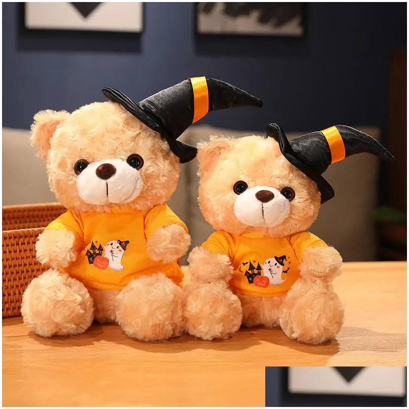 Stuffed & Plush Animals Halloween Teddy Bear Plush Doll Gift Comfort Toy Toys Gifts Stuffed Animals Plush Dh9Px