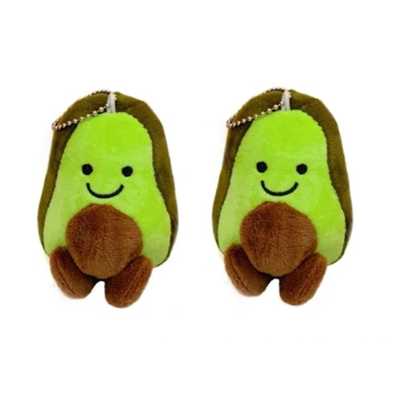 Plush Dolls Plush Dolls 12Cm Cartoon Avocado Fruit All Kinds Of Fruits New Cute Doll School Bag Accessories Keychain Christmas Gift To Dhulo