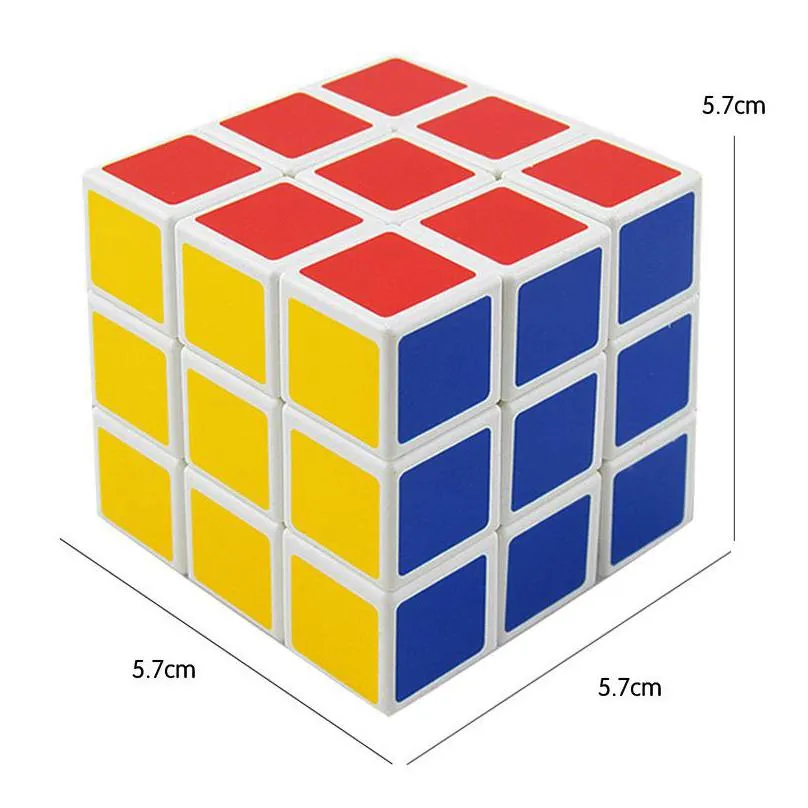 Magic Cubes 5.7Cm Professional Puzzle Cube Magic Mosaic Cubes Play Puzzles Games Fidget Toy Kids Intelligence Learning Educational Toy Oteil