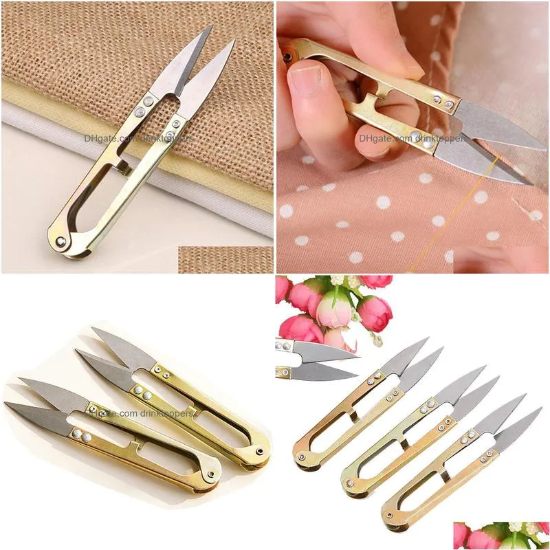 stainless steel handmade scissors hand tools shaped retro household tailor shears for embroidery sewing beauty tools