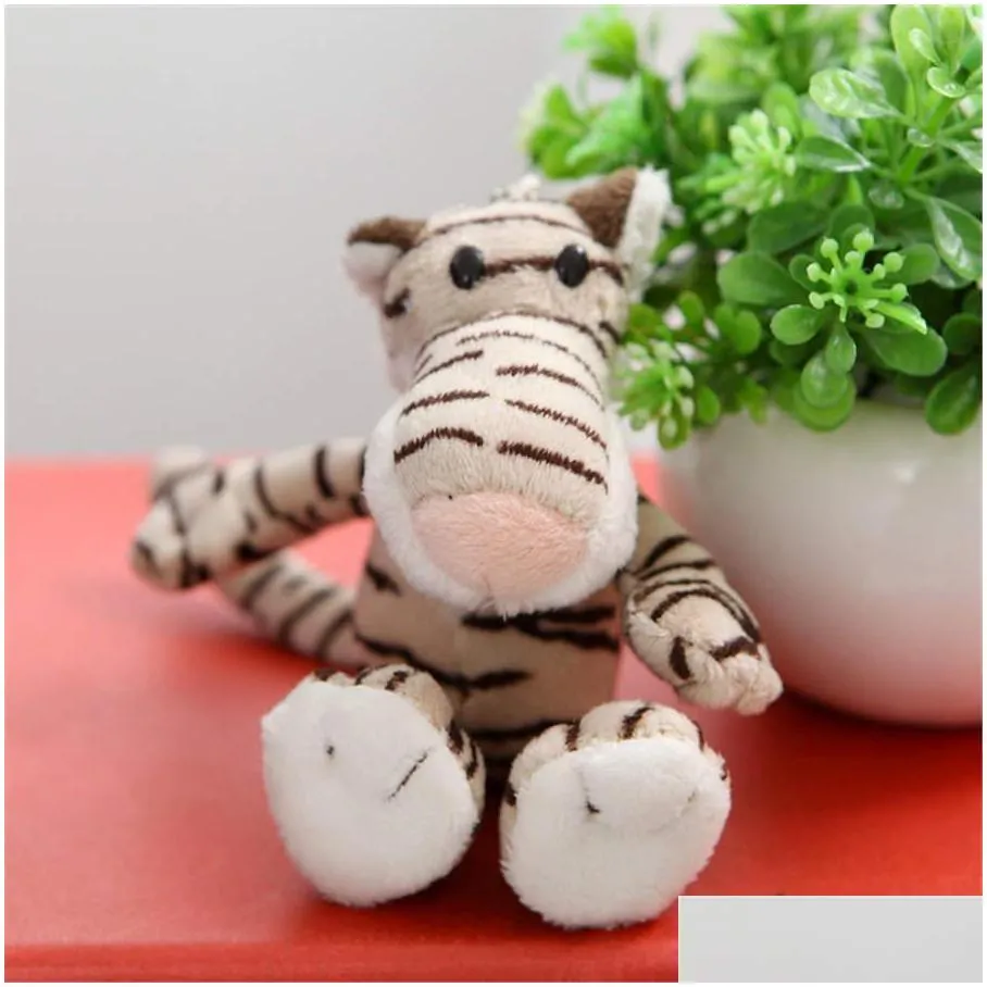 Stuffed & Plush Animals Jungle Animal Series Pony Elephant Plush Toy Tiger Fawn Doll Stuffed Animals Gift For Children Toys Gifts Stuf Dhkuj