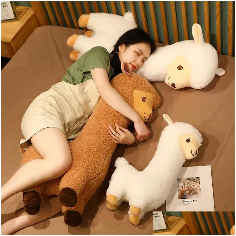 Stuffed & Plush Animals Alpaca Doll Plush Toy Pillow Slee Cloth Girl Comforts Dolls 33Cm Toys Gifts Stuffed Animals Plush Dh5Jv