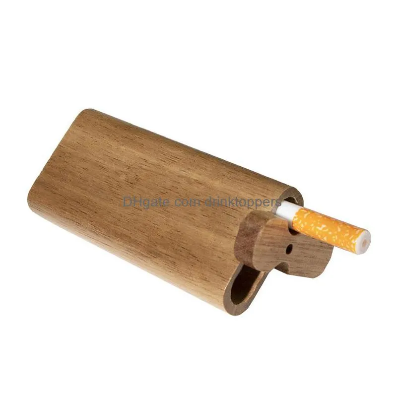 wooden cigarette case outdoor portable environmental protection tobacco storage box household smoking accessories