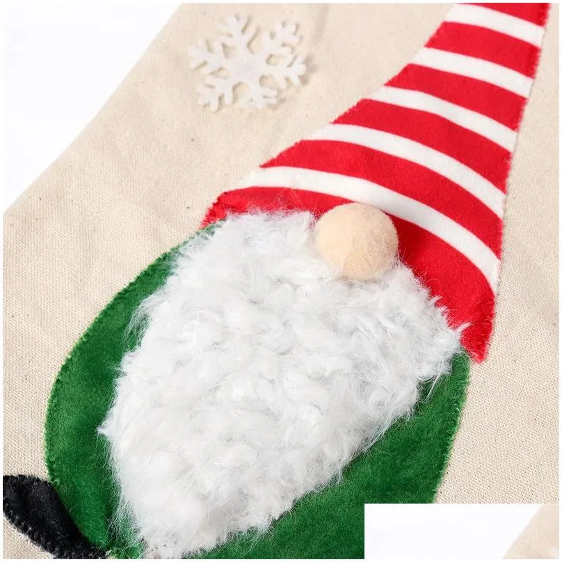 Christmas Decorations Faceless Doll Christmas Stocking Cute Hanging Socks For Party Decoration And Xmas Day Home Garden Festive Party Dh30I