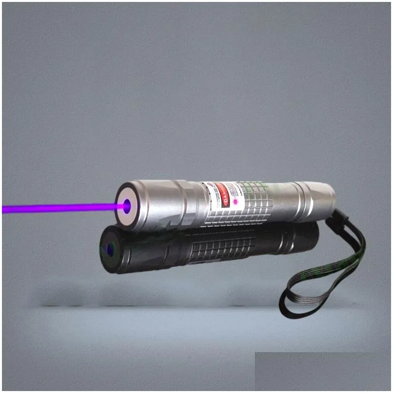 Laser Pointers Most Powerf 5000M 532Nm 10 Mile Sos Lazer Military Flashlight Green Red Blue Violet Laser Pointers Pen Light Beam Hunti Otxnv