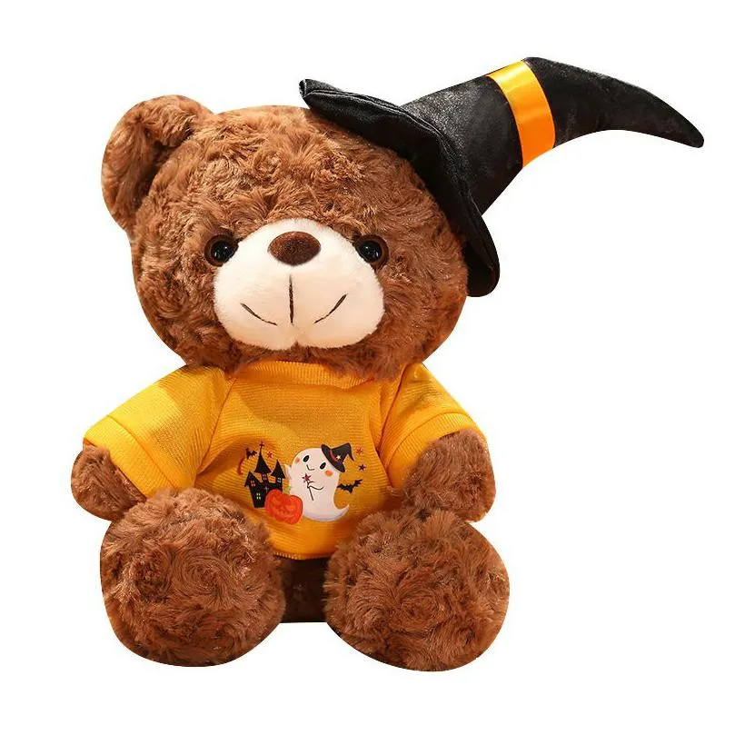 Stuffed & Plush Animals Halloween Teddy Bear Plush Doll Gift Comfort Toy Toys Gifts Stuffed Animals Plush Dh9Px