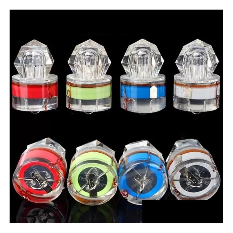 led garden supplie deep drop underwater diamond fishing flashing light bait lure squid strobe deep sea fish lamp