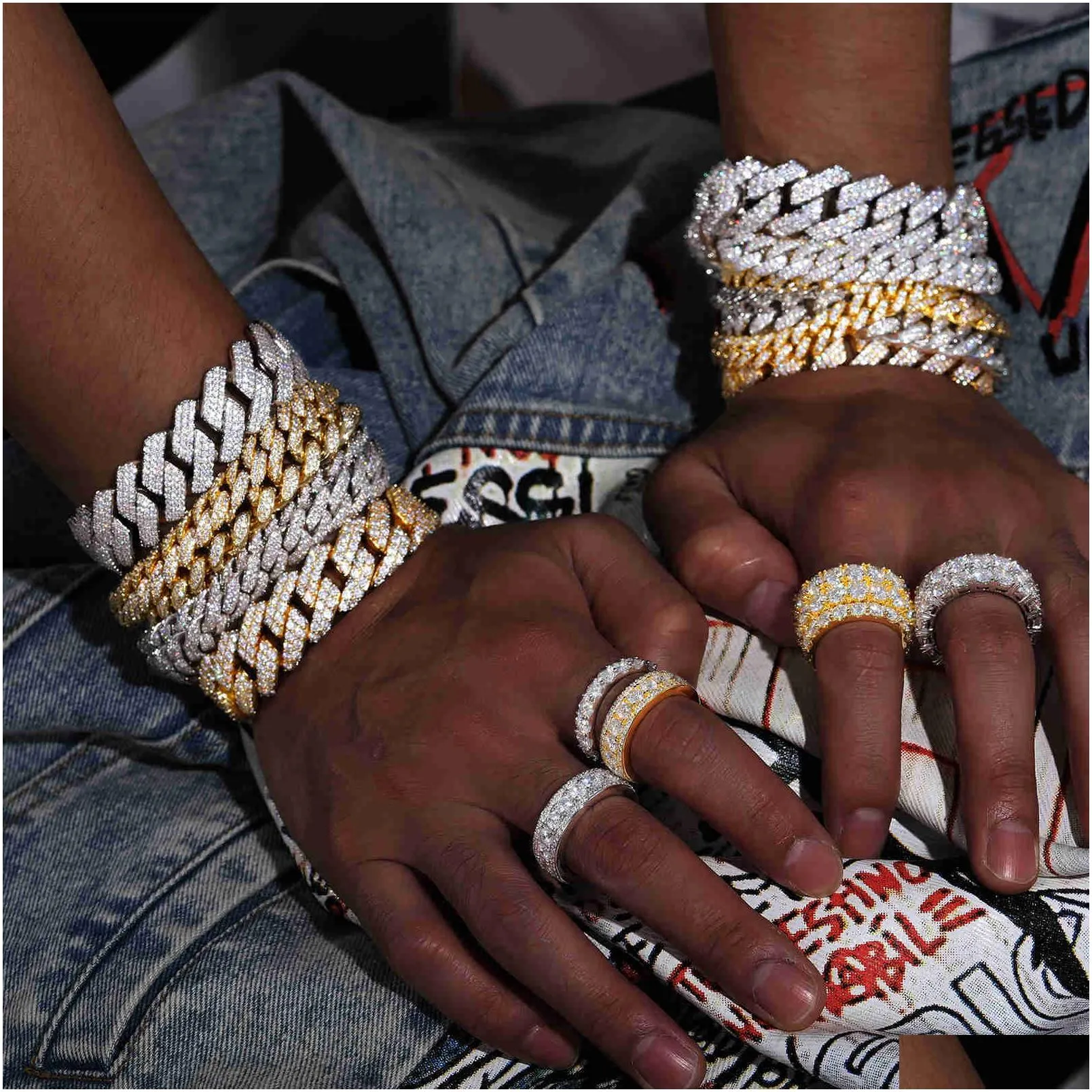Cuban link charm bracelet hot sale