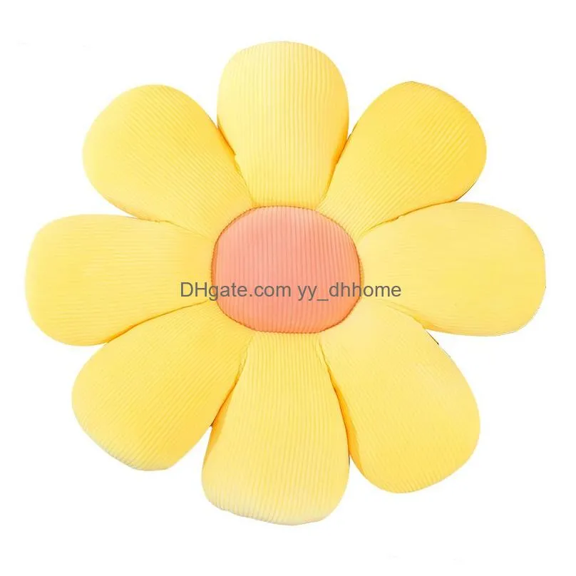 daisy flower shaped office cushion computer cushion sun flower tatami cushion flower petal pillow wholesale