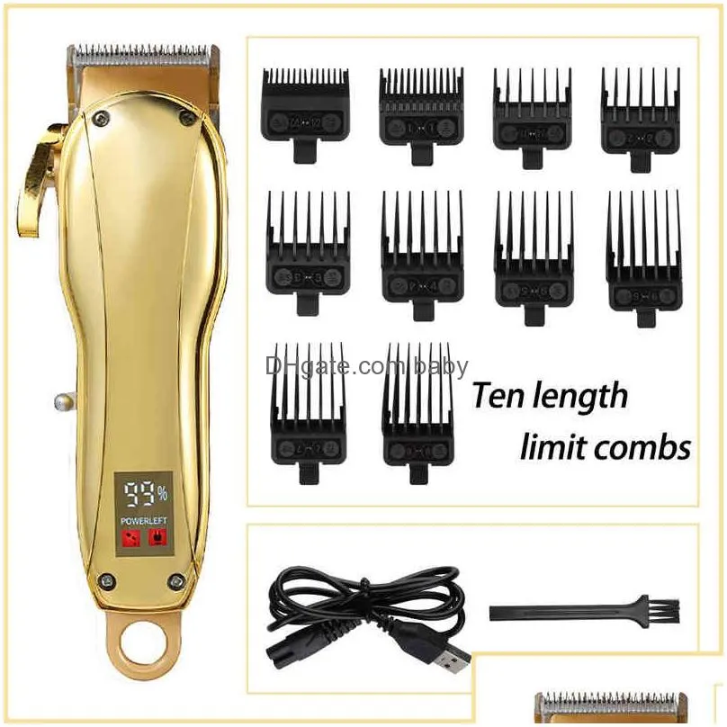 hair clipper set electric trimmer cordless shaver 0mm men barber cutting machine for rechargeable 2202105871602