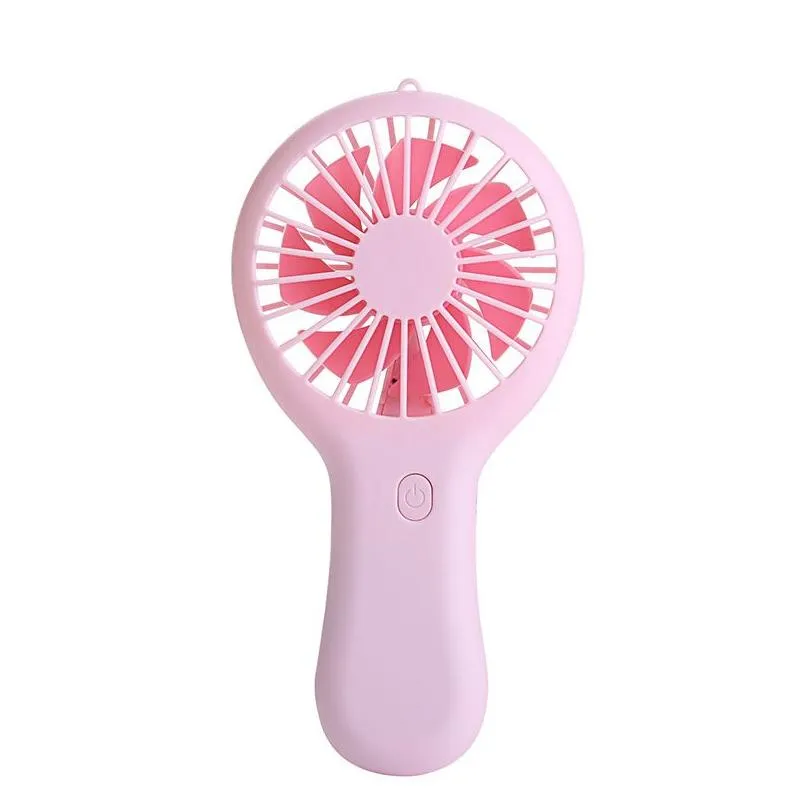 Party Favor Handheld Small Fan Cooler Portable Usb Charging Mini Silent Desk Dormitory Office Student Home Garden Festive Party Suppli Dh73I