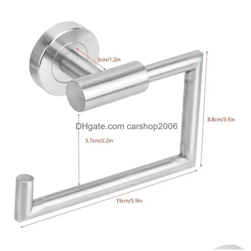 toilet paper holders holder stainless steel 360 degree rotatable tissue towel rack for bathroom kitchen anti-drop hook