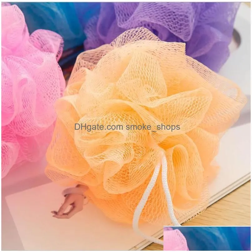 loofah bath ball mesh sponges milk shower accessories nylon brush showers balls 12g soft body cleaning