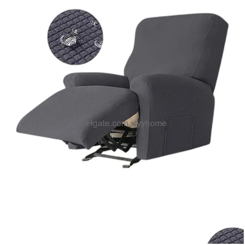 Chair Covers Chair Ers Waterproof Fabric Recliner Sofa Er High Quality 123 Seater Lazy Boy Stretch For Living Room8465441 Home Garden Dh0Yr
