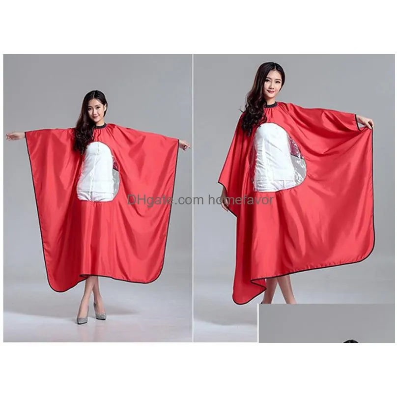 professional salon barber cape hairdresser hair cutting gown capes view window apron waterproof hairdressing cape clothes