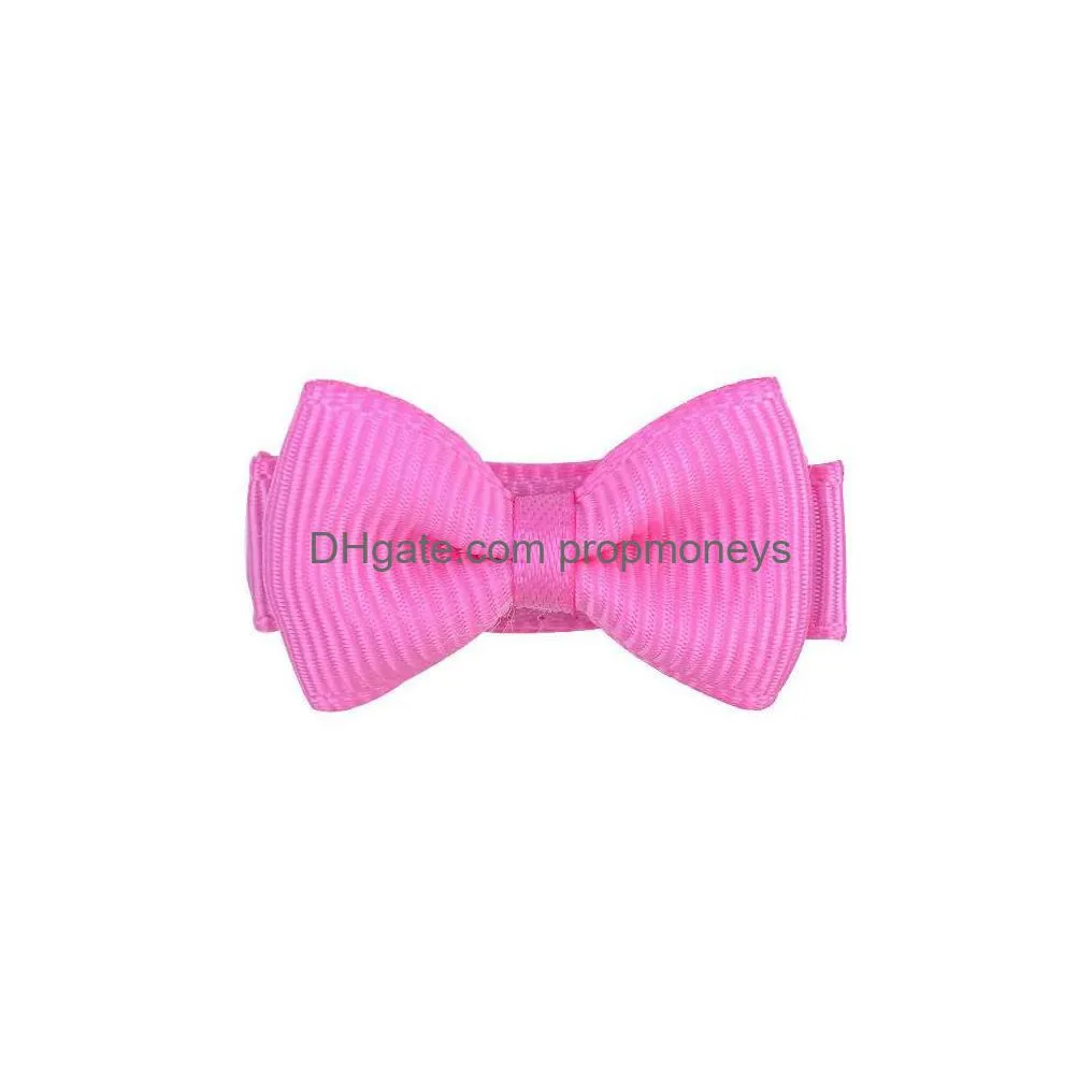 Hair Accessories Baby Bows Barrette S 1.2Inches Fly Wrapped Alligator Clip For Girls Kids Toddler Small Infant Hair Accessories Baby, Dhdpw