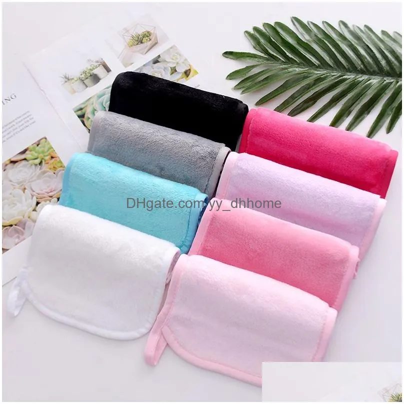 18x40cm makeup towel reusable microfiber women facial cloth magic face skin cleaning wash towels home textiles drop delivery garden