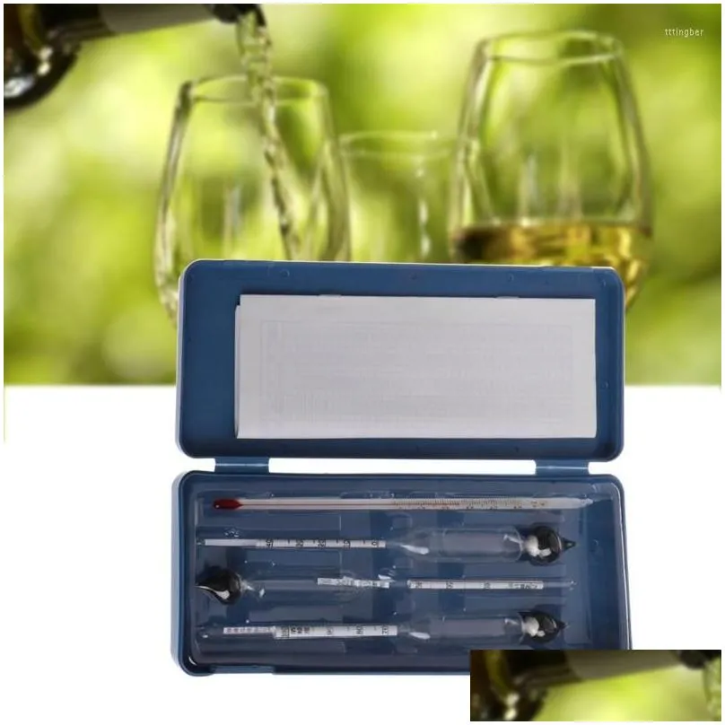 wholesale Pcs 0- Portable Alcoholmeter Tester Set With Durable Plastic Box