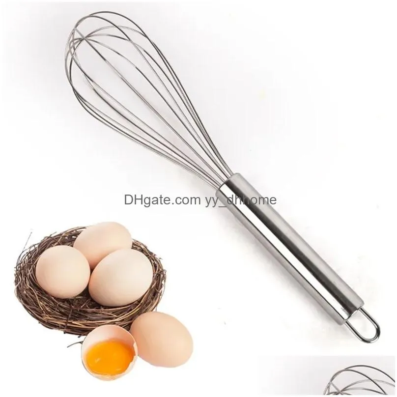 stainless steel balloon wire mixer mixing mixer egg beater durable 4 sizes 8 inches/10 inches/12 inches/14 inches handheld