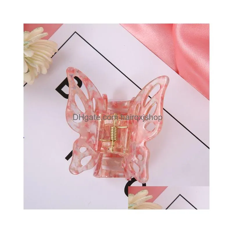 Hair Accessories Female Hair Clip Hollow Out Butterfly Shaped Hairpin Headdress Headwear Accessories For Hair Products Hair Accessorie Dhyua