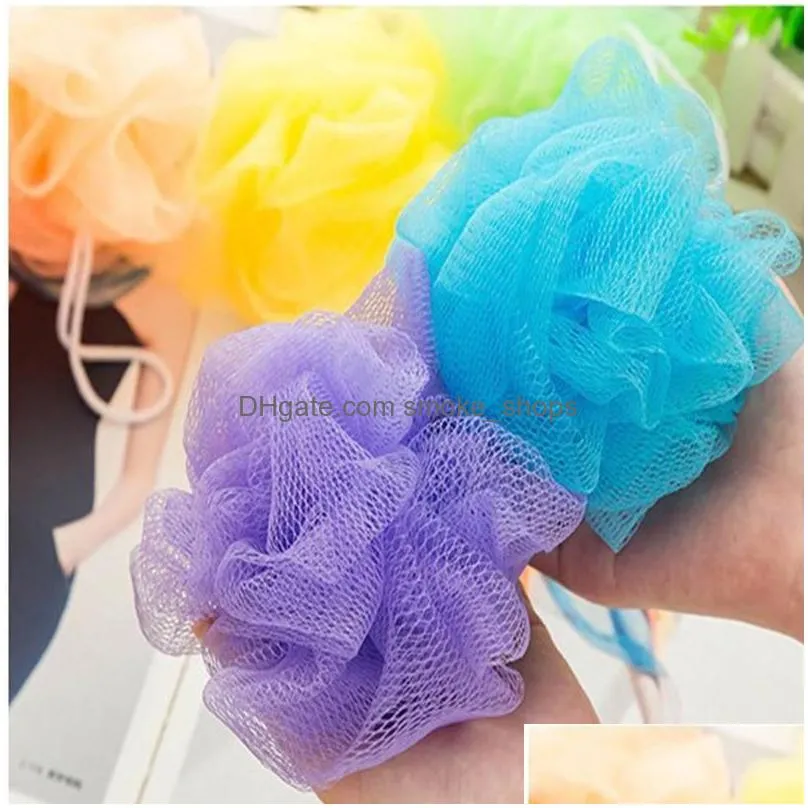 loofah bath ball mesh sponges milk shower accessories nylon brush showers balls 12g soft body cleaning