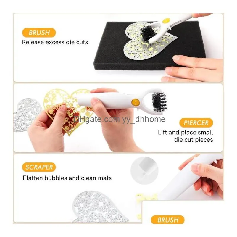 the 3-in-1 defrosting tool with foam pad can easily remove the excess paper in the mold which is an indispensable tool for mold brush