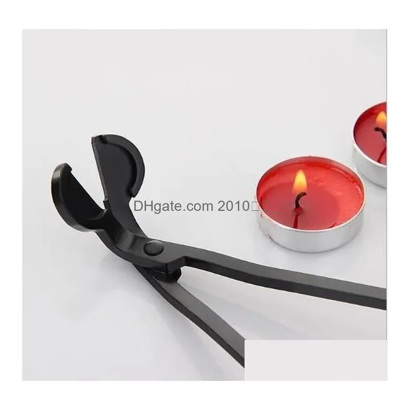 stainless steel candle wick trimmer oil lamp trim scissor tijera tesoura cutter snuffer hook clipper