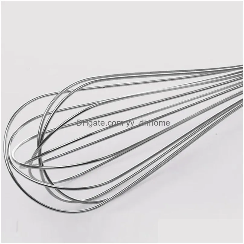 stainless steel balloon wire mixer mixing mixer egg beater durable 4 sizes 8 inches/10 inches/12 inches/14 inches handheld