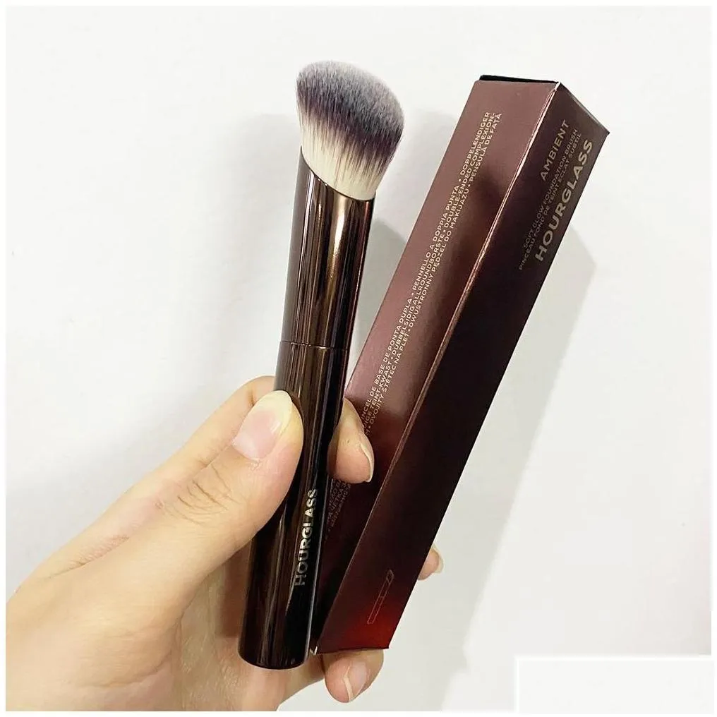 makeup brushes hourglass ambient soft glow foundation brush - slanted hair liquid cream contour cosmetics beauty tools drop delivery