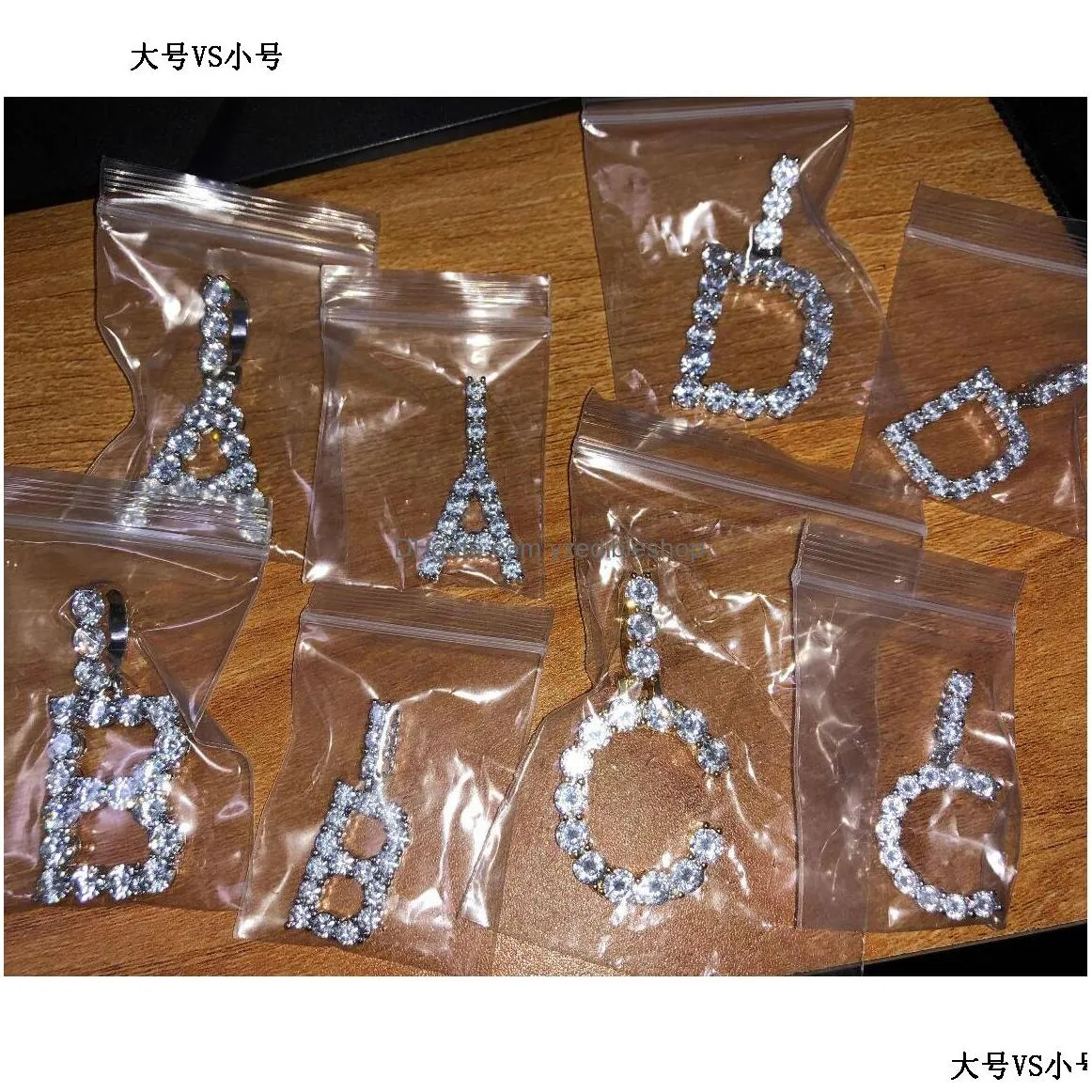 a-z initial letter custom name pendant necklace for men and women with 24inch chain english letter pendants