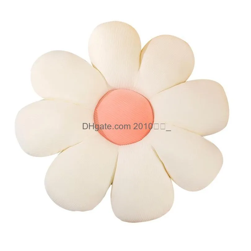 daisy flower shaped office cushion computer cushion sun flower tatami cushion flower petal pillow wholesale