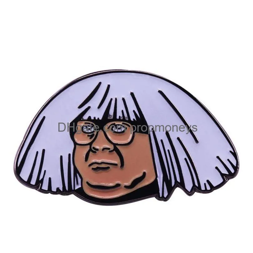 Cartoon Accessories Its Always Sunny In Philadelphia- White Hair Ongo Gablon Pin The Art Collector Baby, Kids Maternity Cartoon Produc Dhkuq